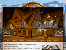 Tablet Screenshot of gabrysia.bukowinatatrzanska.pl