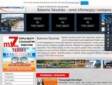 Tablet Screenshot of bukowinatatrzanska.pl